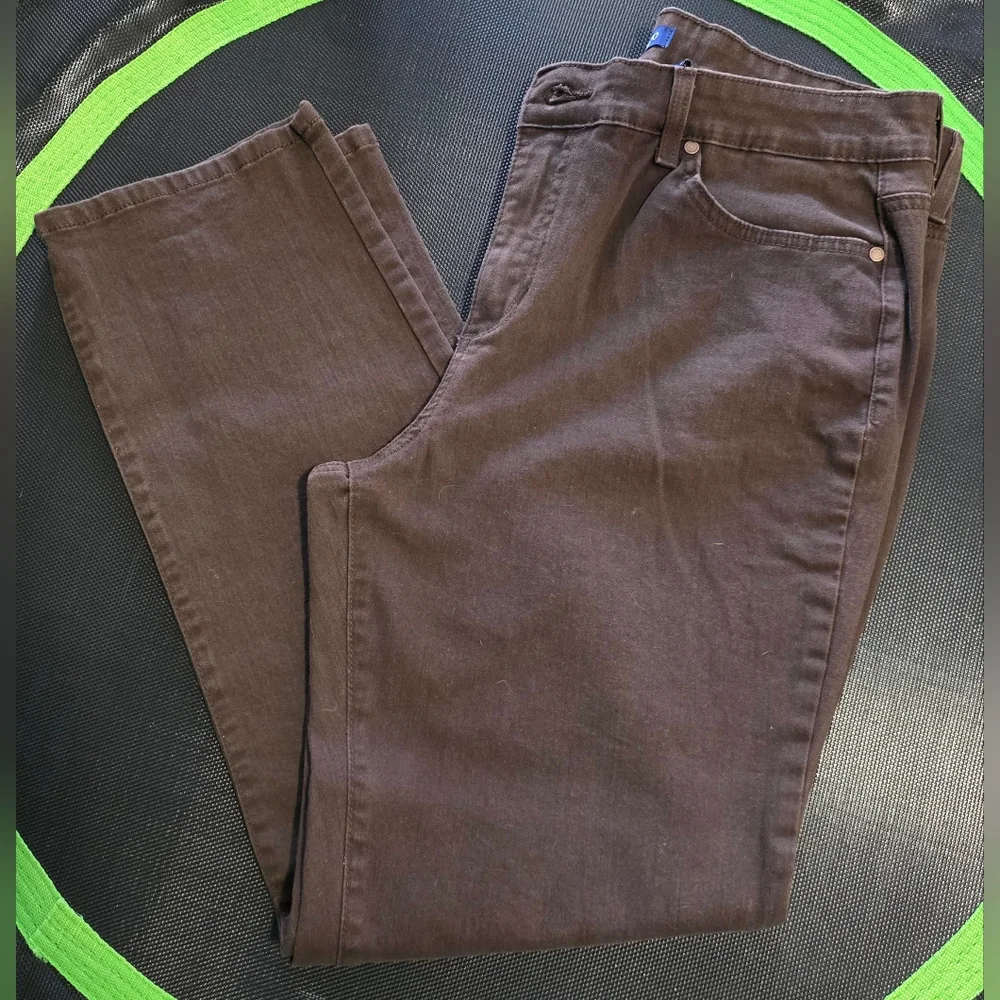 Bandolino Mandie Jeans, Brown, Size 16 - Picture 1 of 5